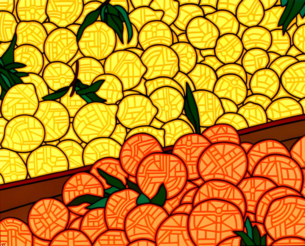 Lemon mosaic