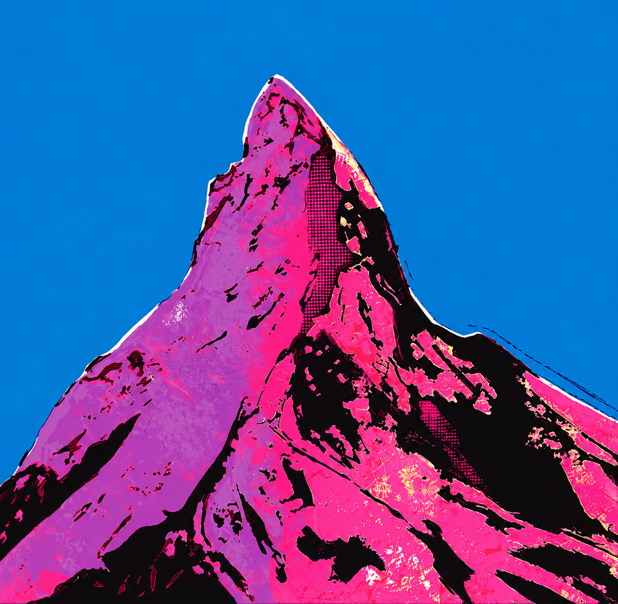 Montagne rose